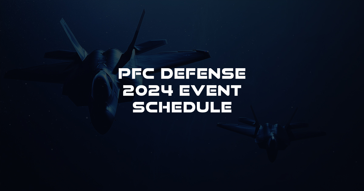 2024 PFC Defense Schedule